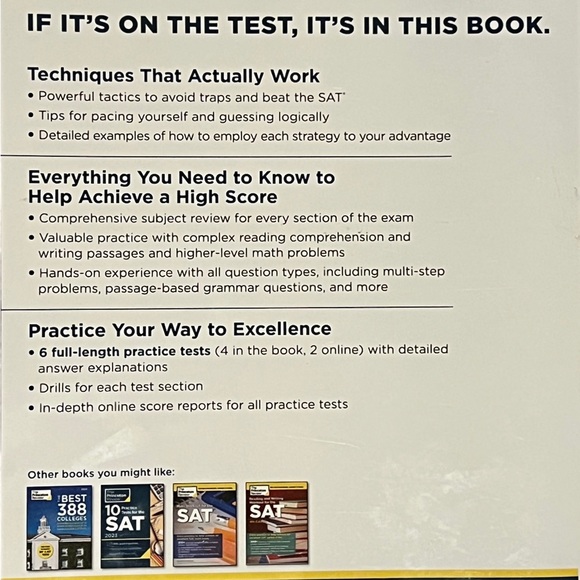 Princeton Review: SAT Prep Book 2023 - Picture 2 of 4